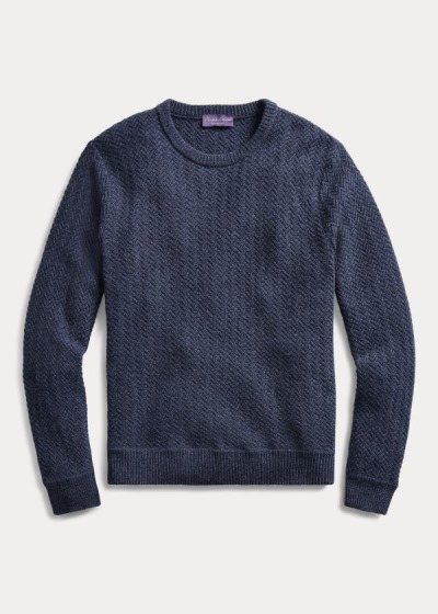 Suéter Ralph Lauren Cashmere Crewneck Homem 91256-BFGM